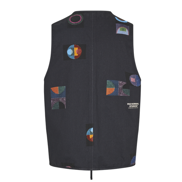 PNS T.K.O. Off-Race Cotton Twill Vest Charcoal - Maats Cycling Culture