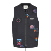 PNS T.K.O. Off-Race Cotton Twill Vest Charcoal - Maats Cycling Culture