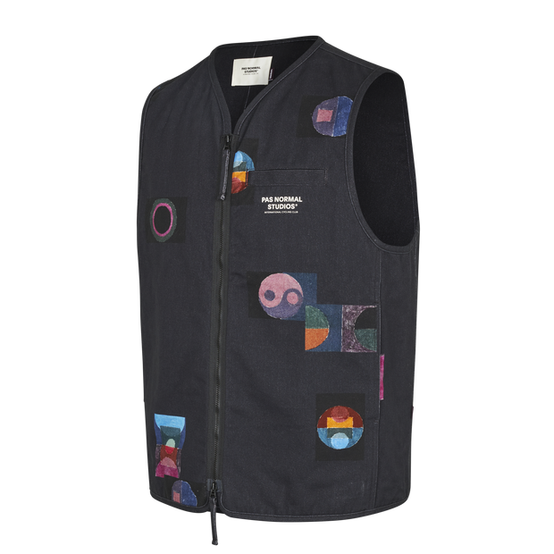 PNS T.K.O. Off-Race Cotton Twill Vest Charcoal - Maats Cycling Culture