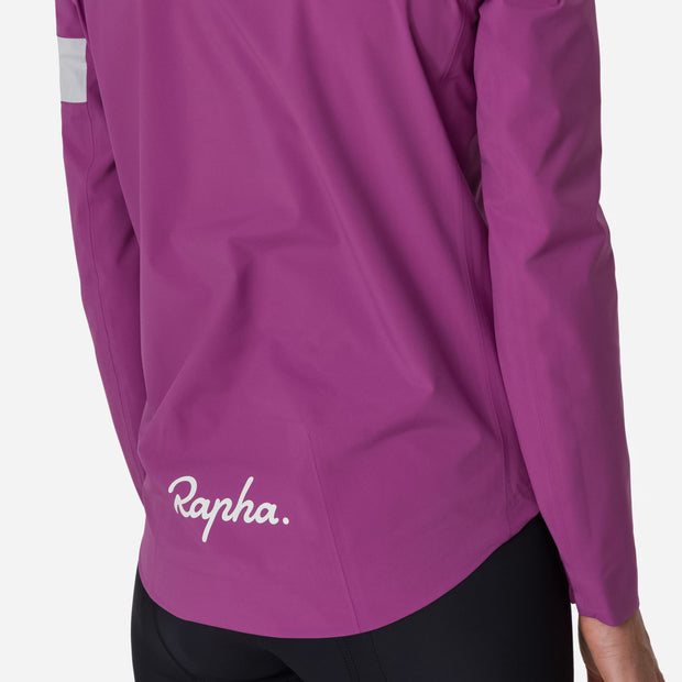 Rapha Core Women's Rain Jacket III Amethyst/White
