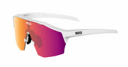 KOO Alibi Sunglasses White Matt - Fuchsia Photochromic