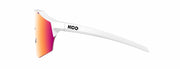 KOO Alibi Sunglasses White Matt - Fuchsia Photochromic