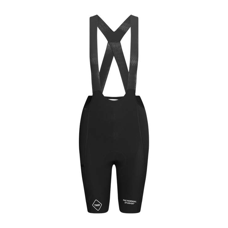 PNS T.K.O. Essential Women's Light Bib Shorts Black - Maats Cycling Culture