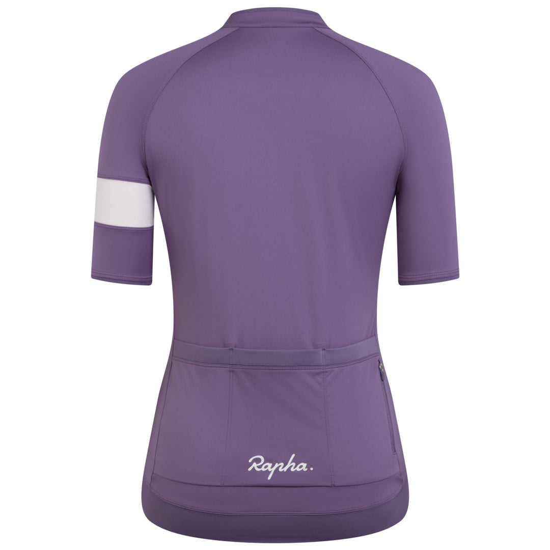 Rapha Core Women s Jersey Dusted Lilac White Maats.cc Maats.cc