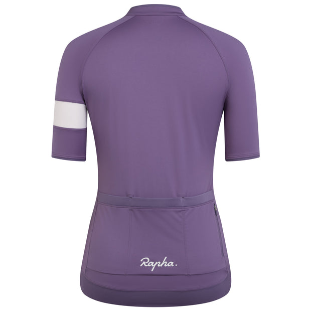 Rapha Core Women's Jersey Dusted Lilac/White