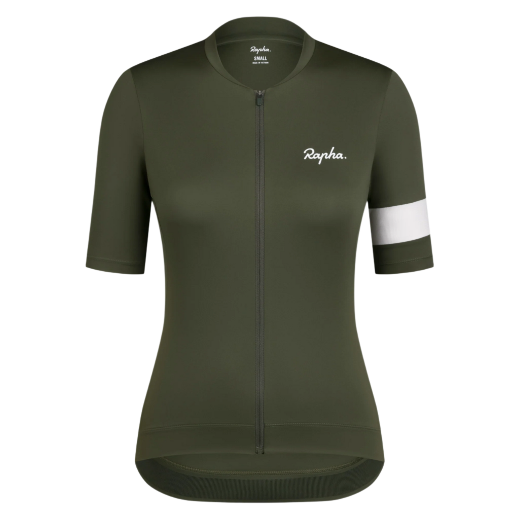Rapha Core Women's Jersey Dark Green/White | Maats.cc – Maats.cc