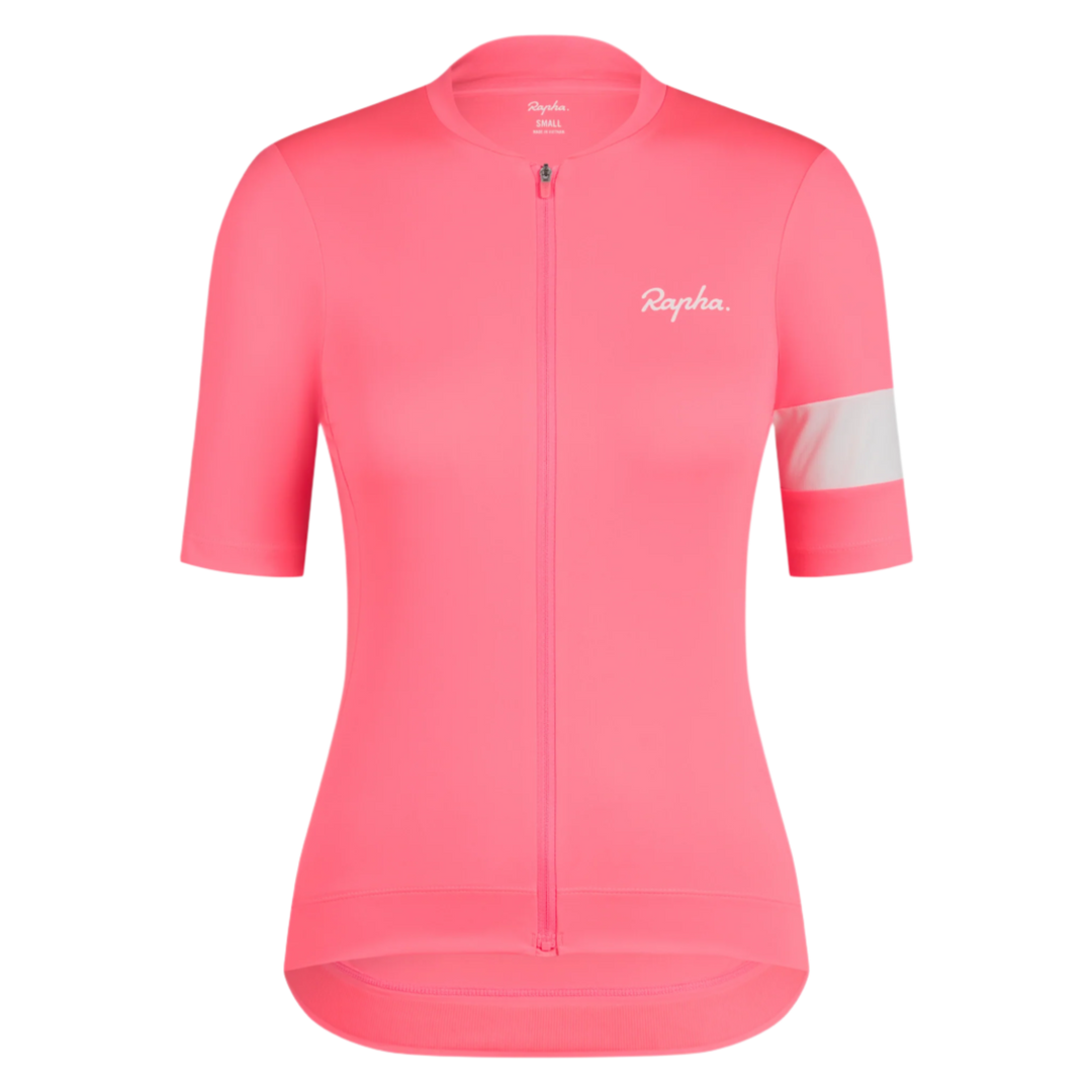 Rapha women’s ブルベジャージXSハイビズピンク Rapha Core Women's Jersey High-Vis Pink/White | Maats.cc – Maats.cc