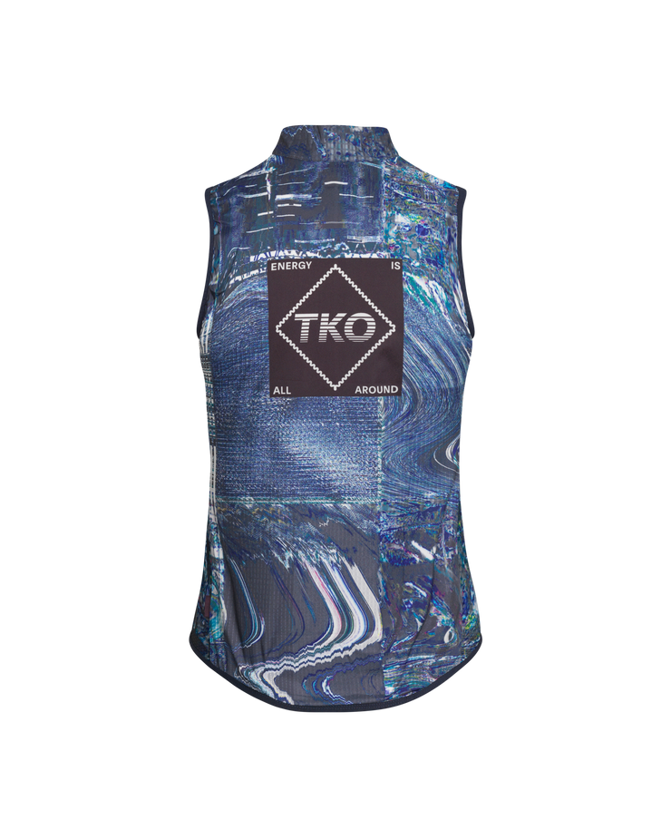 PNS T.K.O. Mechanism Women's Stow Away Gilet Human Error Blue
