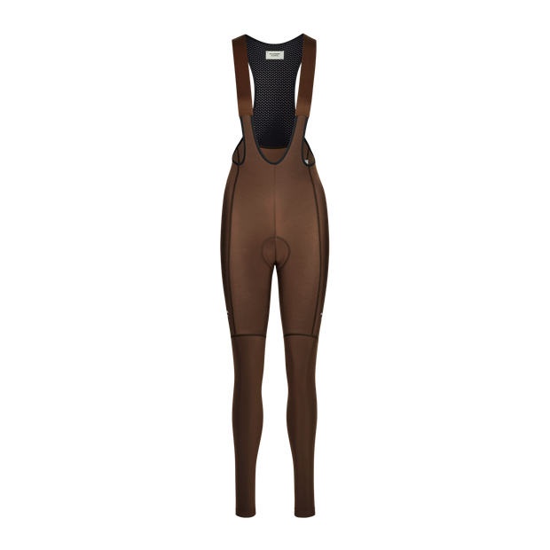 PNS Essential Women's Thermal Long Bibs Light Brown