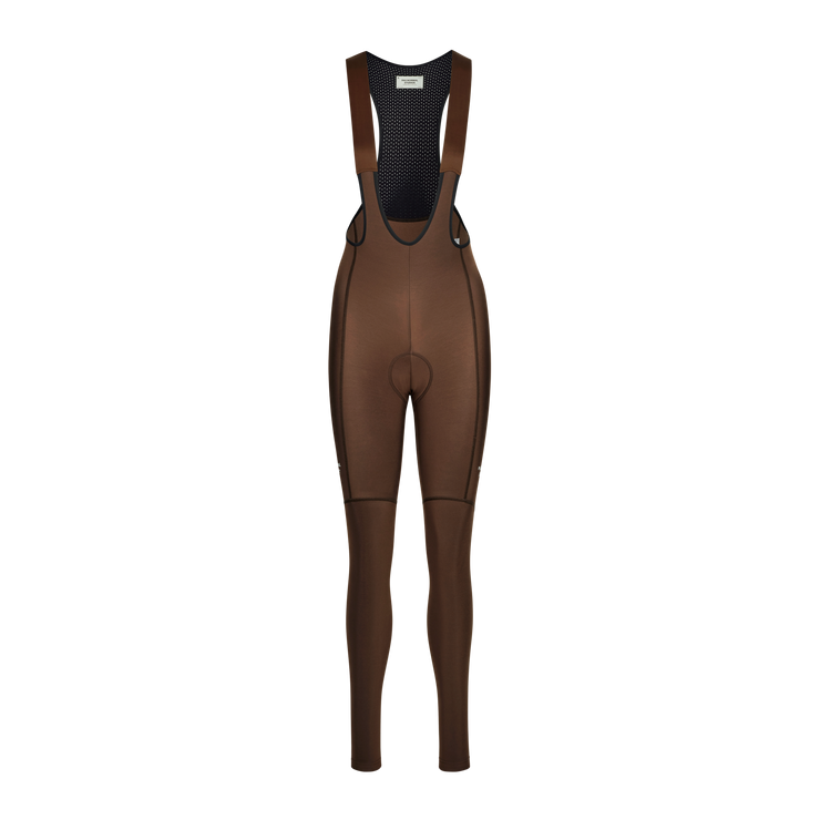 PNS Essential Women's Thermal Long Bibs Light Brown