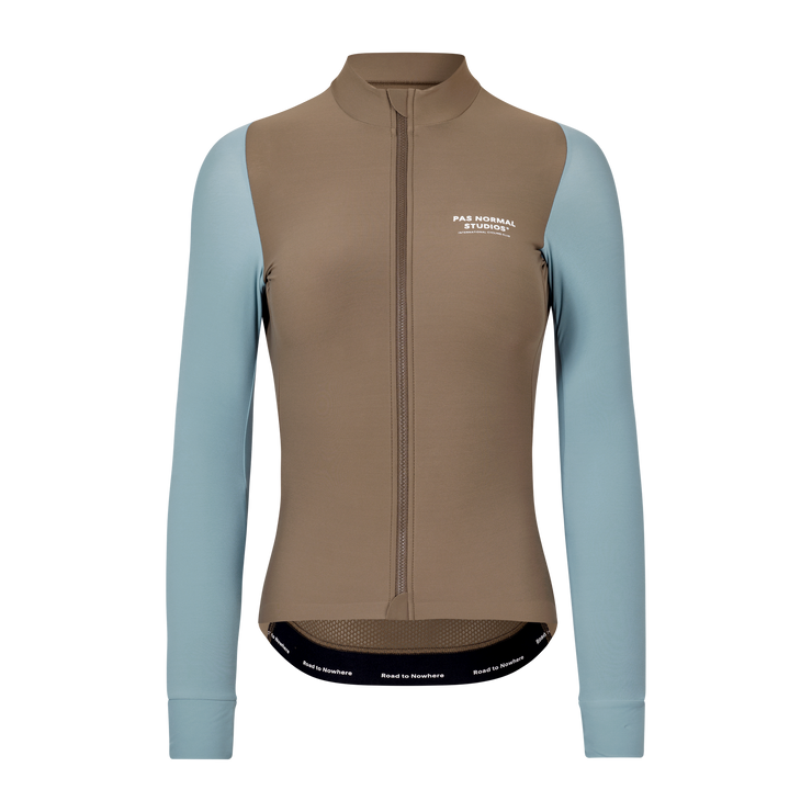 PNS Mechanism Women's Longsleeve Jersey Dusty Blue/Dark Stone - Maats Cycling Culture