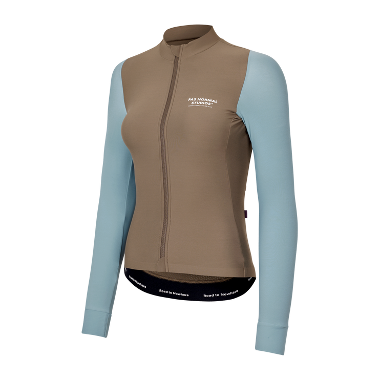 PNS Mechanism Women's Longsleeve Jersey Dusty Blue/Dark Stone - Maats Cycling Culture