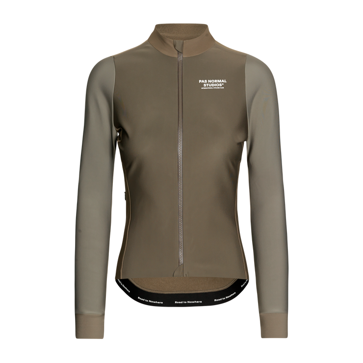 PNS Mechanism Women's Thermal Longsleeve Jersey Earth/Dark Stone - Maats Cycling Culture