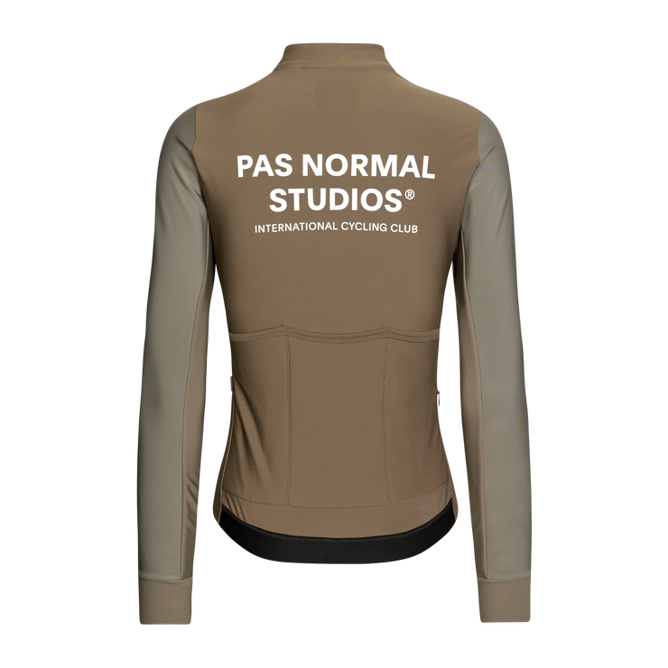 PNS Mechanism Women's Thermal Longsleeve Jersey Earth/Dark Stone - Maats Cycling Culture