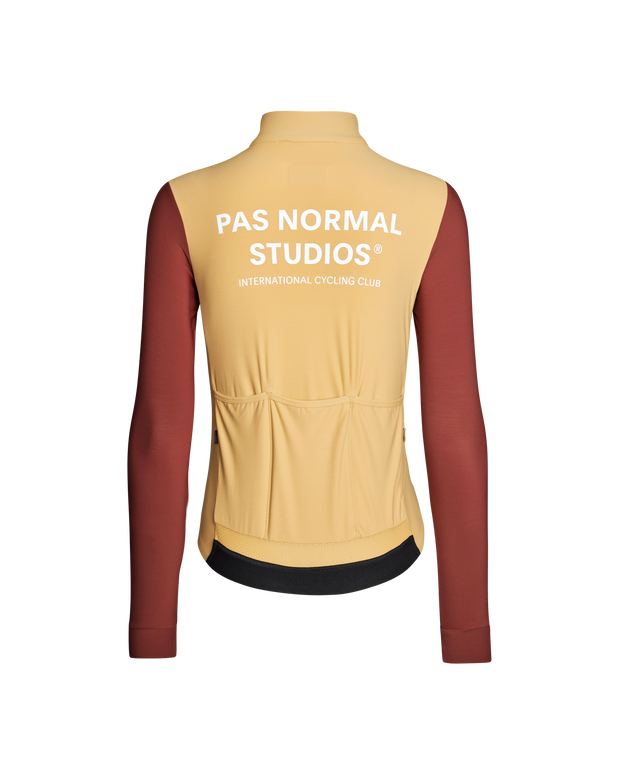 PNS Mechanism Women's Long Sleeve Jersey Camel/Maroon