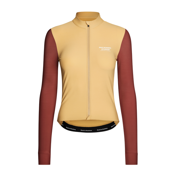 PNS Mechanism Women's Long Sleeve Jersey Camel/Maroon