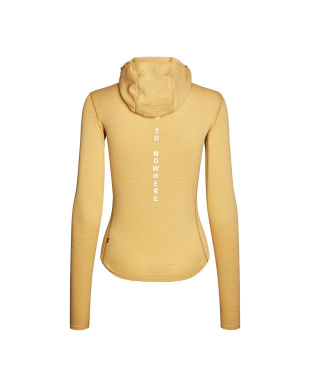 PNS Women's Thermal Hooded Longsleeve Windproof Baselayer Camel/Maroon