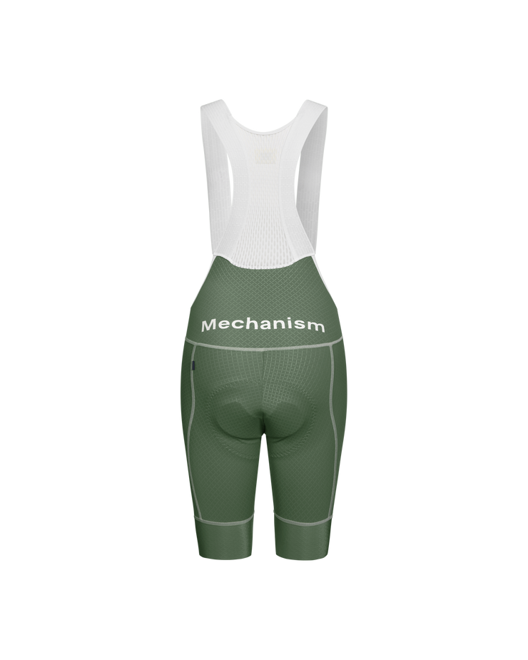 PNS Mechanism Women's Bib Shorts Khaki Green