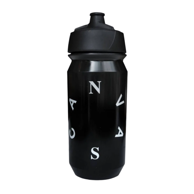 Canvas Logo Bidon Black - Maats Cycling Culture