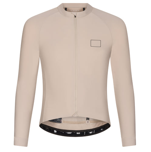 Canvas Solid Longsleeve Jersey Chalk - Maats Cycling Culture
