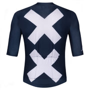 Maats Amsterdam Men's Jersey Navy/Off-White - Maats Cycling Culture