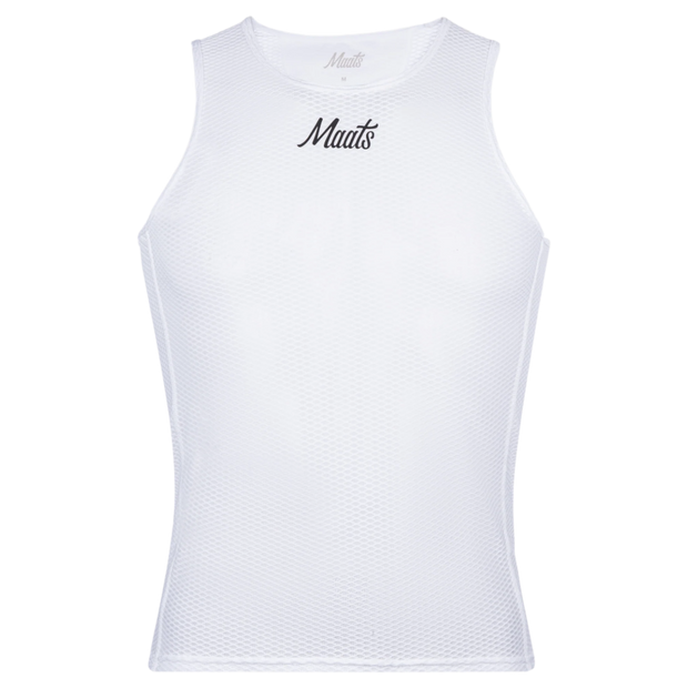 Maats Sleeveless Baselayer White