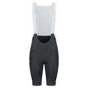 Canvas Solid Men's Cargo Bib Shorts Wolf Grey