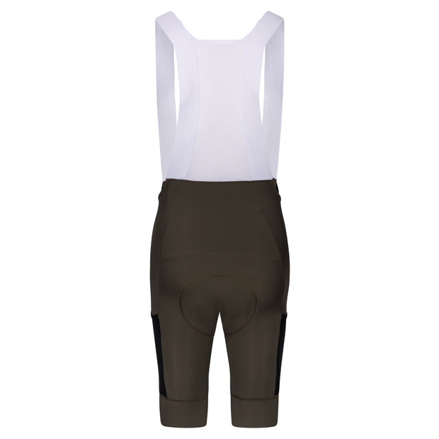 Canvas Solid Men's Cargo Bib Shorts Dark Sage