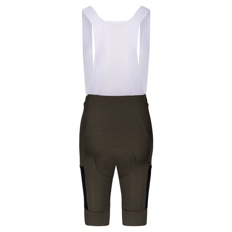 Canvas Solid Men's Cargo Bib Shorts Dark Sage