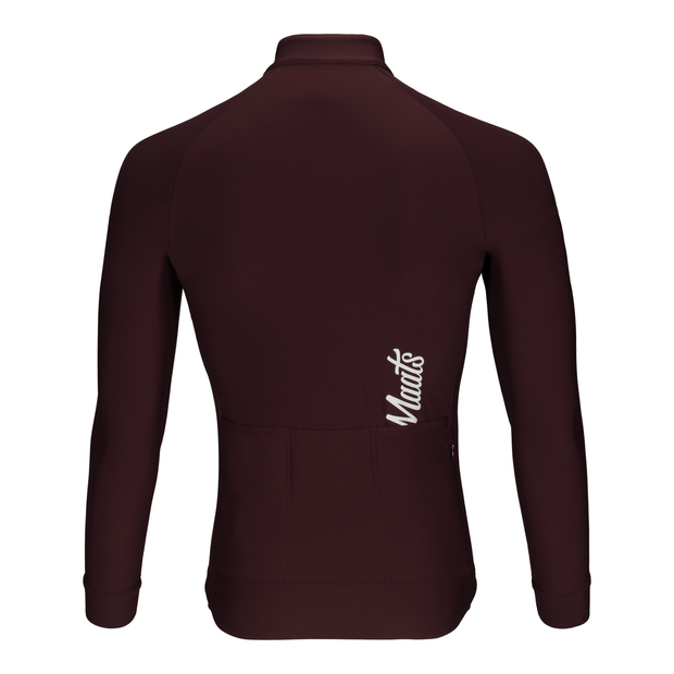 Maats Club Longsleeve Jersey Burgundy
