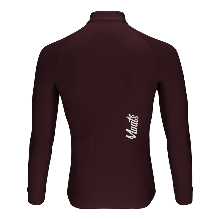 Maats Club Longsleeve Jersey Burgundy
