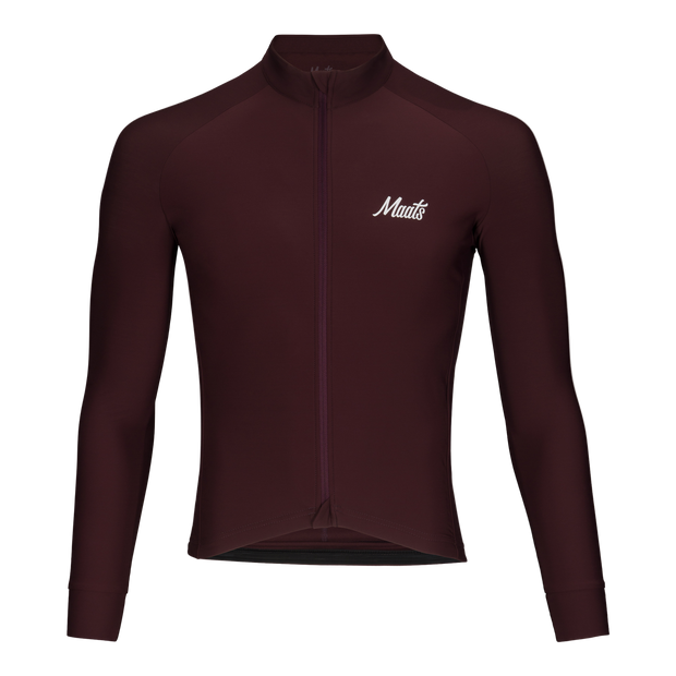 Maats Club Longsleeve Jersey Burgundy