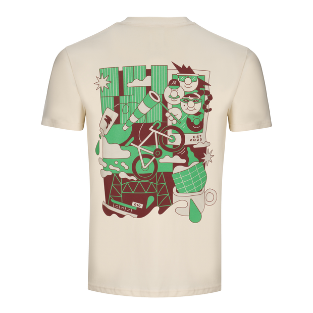Maats Festive RTM T-Shirt Ecru