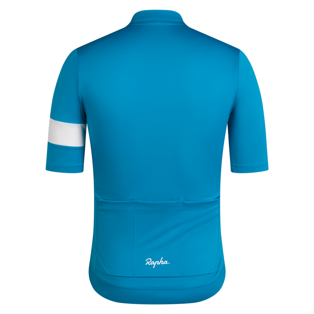 Rapha Core Men's Jersey Teal Blue/White | Maats.cc – Maats.cc