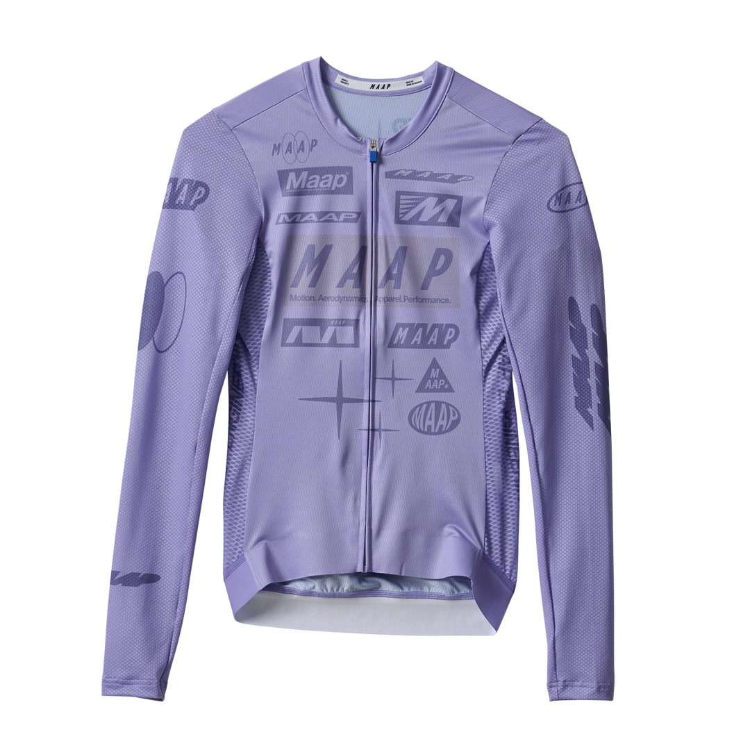 MAAP Drome Pro Air Women's Longsleeve Jersey Lavender | Maats.cc