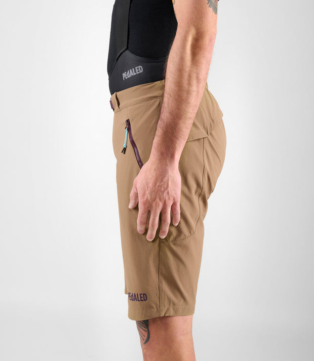 PEdALED Yama Men's Trail Shorts Brown