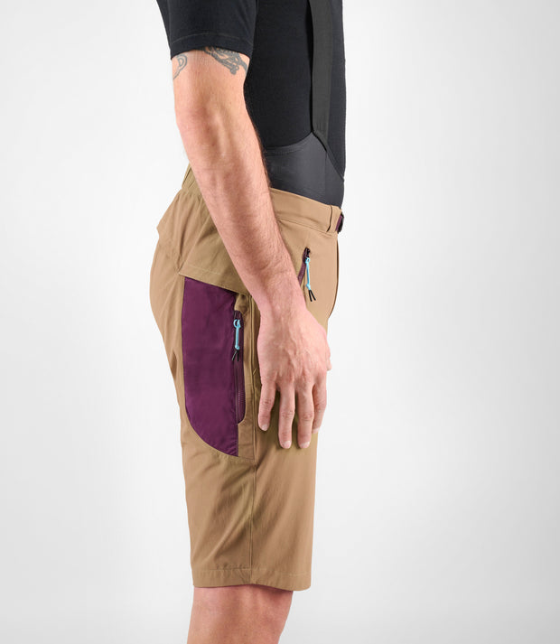 PEdALED Yama Men's Trail Shorts Brown