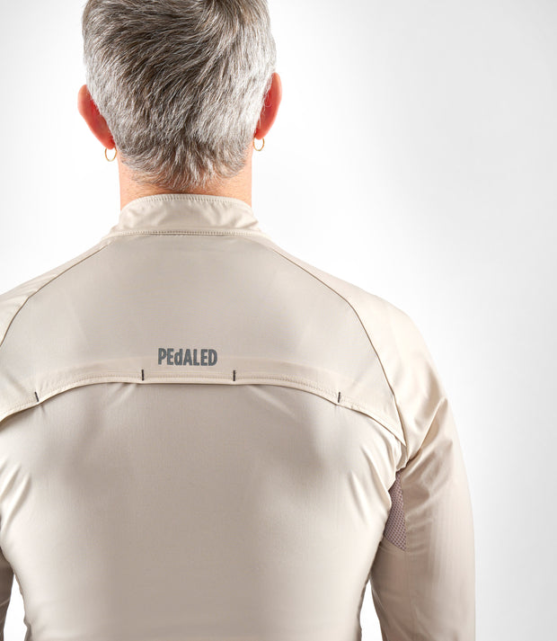 PEdALED Element Men's Airtastic™ Windproof Jacket Beige