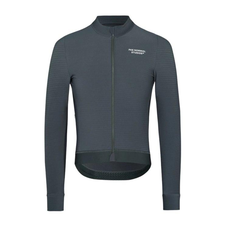 PNS Essential Men's Longsleeve Jersey Dark Grey - Maats Cycling Culture