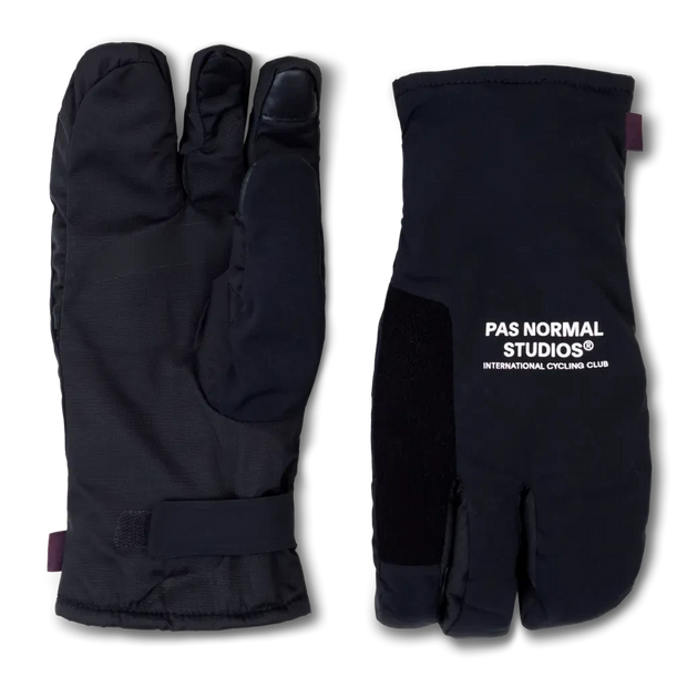 PNS Logo Deep Winter Lobster Gloves Black