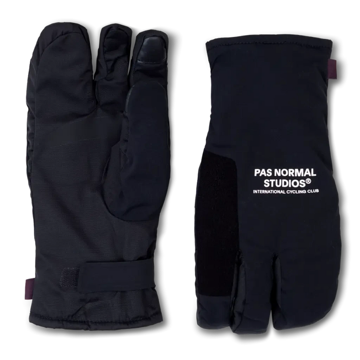 PNS Logo Deep Winter Lobster Gloves Black