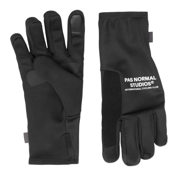 PNS Logo Thermal Gloves Black - Maats Cycling Culture