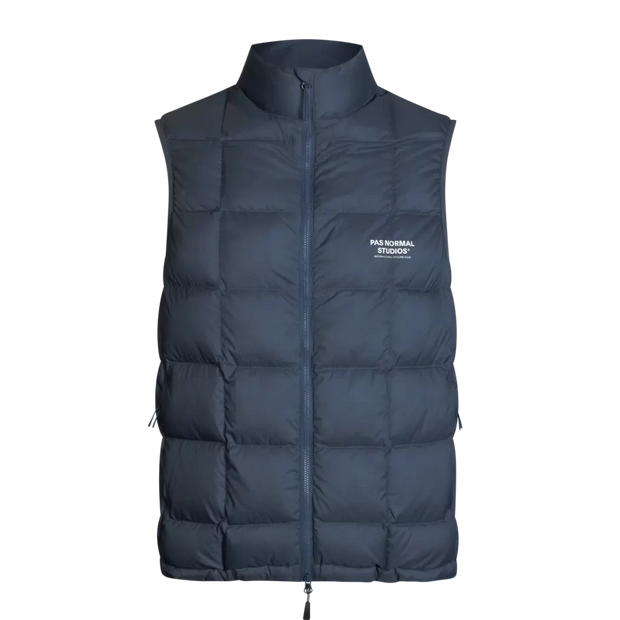 PNS Off-Race Down Vest Classic Blue - Maats Cycling Culture