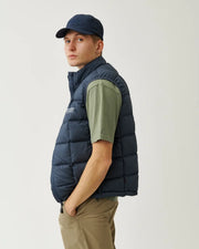 PNS Off-Race Down Vest Classic Blue - Maats Cycling Culture