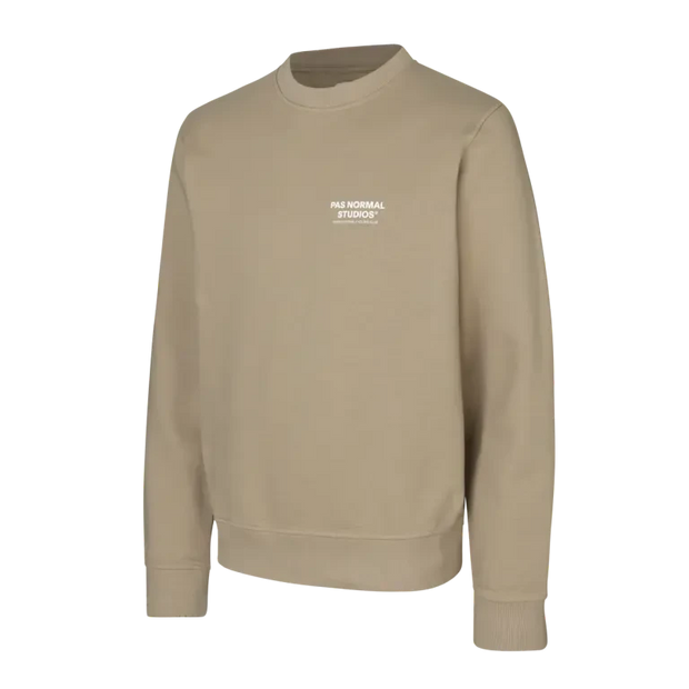 PNS Off-Race Small Logo Sweatshirt Beige - Maats Cycling Culture