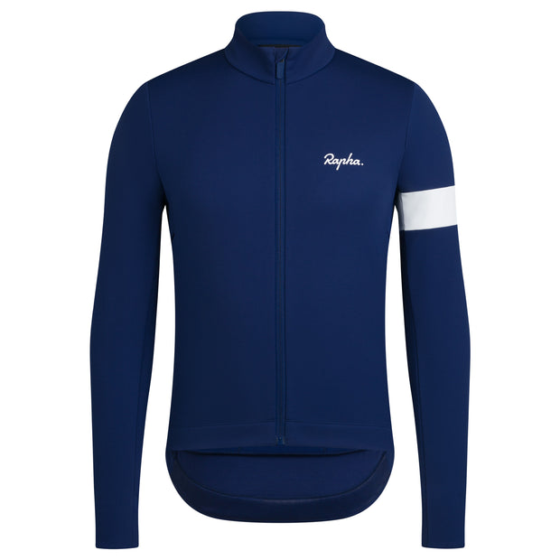 Rapha Core Men's Winter Jacket Navy/White - Maats Cycling Culture