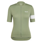 Rapha Core Women's Jersey Olive Green/White - Maats Cycling Culture