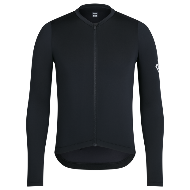 Rapha Pro Team Men's Longsleeve Lightweight Jersey Anthracite/Graphite - Maats Cycling Culture