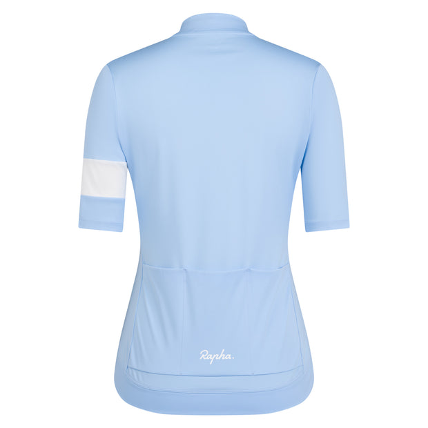 Rapha Core Women's Jersey Cornflower/White - Maats Cycling Culture