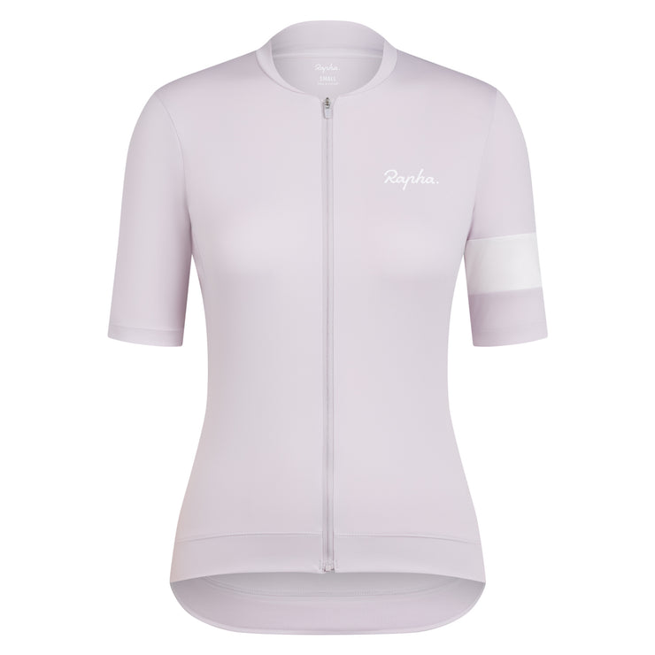 Rapha Core Women's Jersey Pale Lilac/White - Maats Cycling Culture